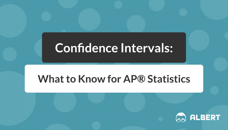 Confidence Intervals - What to Know for AP® Statistics