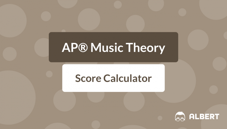 AP® Music Theory Score Calculator