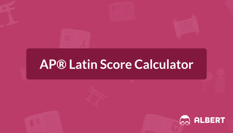 AP® Latin Score Calculator