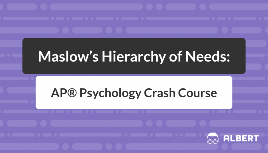 Maslow's Hierarchy of Needs - AP® Psychology Crash Course