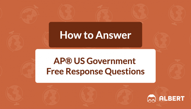 how to answer AP® US Government free response questions