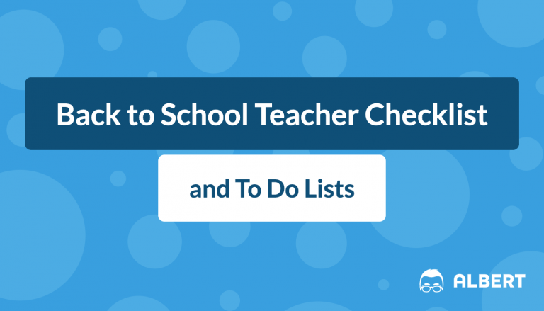 Back to School Teacher Checklist and To Do Lists