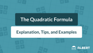 A header image for the quadratic formula article.