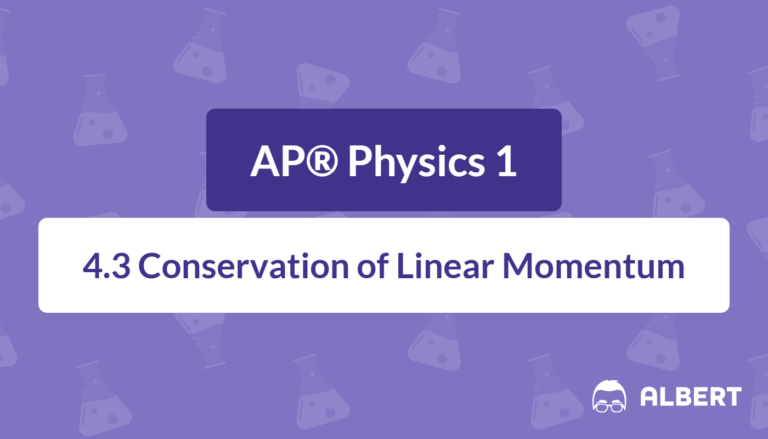 conservation of linear momentum