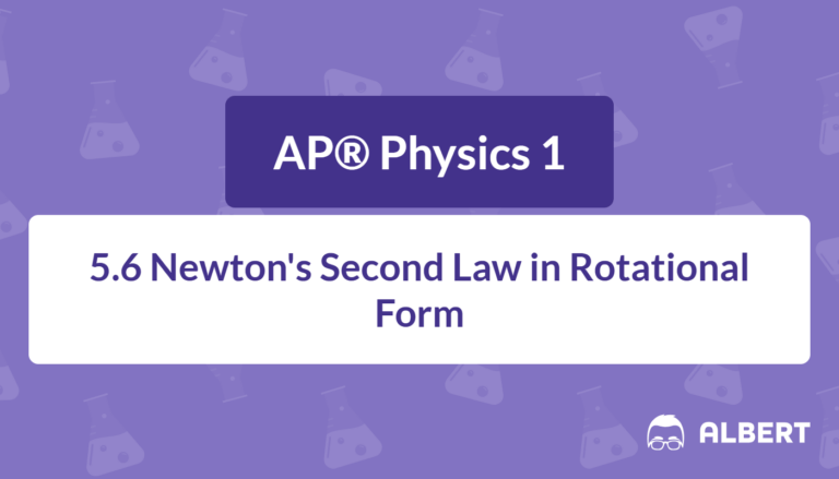 Newton's Second Law for Rotational Motion